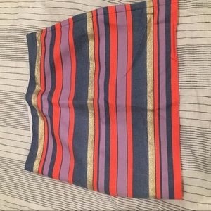 J. Crew striped skirt